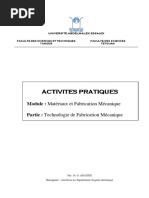 Cours Fabrication Akourri PDF