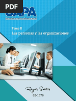 Tarea Unidad II - Las Personas y Las Organizaciones