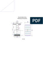 Detalle de Cimentación de Parante PDF