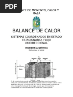 Balance de Calor Investigación