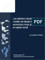 Los Distritos Industriales Que Promueven El Desarrollo Local