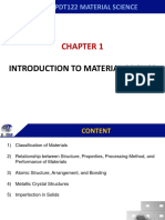 Chapter 1 - Introduction To Material Science