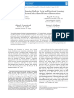 Durlak Et Al. (2011) Meta Analysis SEL