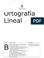 Ortografia Lineal