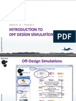 Introduction To Off Design Simulations