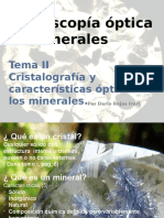 II - Cristalografía y Características Ópticas de Los Minerales