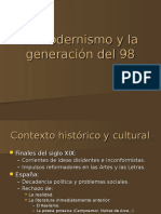 El Modernismo y La Generación Del 98