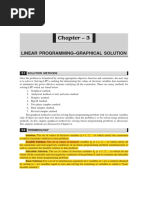 Chapter - 3: Linear Programming-Graphical Solution