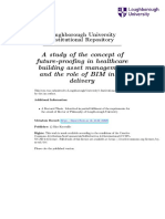 A Study of The Concept of Future-Proofing in Healtcare Building Asset Menagement and The Role of BIM in Its Delivery