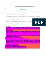 1.2 Proceso de Planeación de Capital Humano