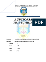 Auditoria Tributaria Tarea 2