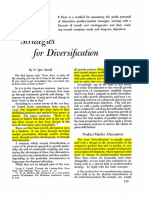 Ansoff (1957) - Strategies For Diversification