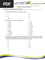 Lista - Números Racionais - 7° Ano Do Ensino Fundamental II250920131514