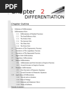 Chapter 2 Differentiation