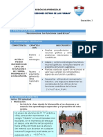 Sesión de Aprendizaje - 5° C - Modelo