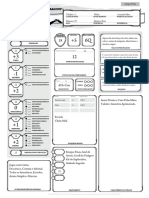 D - D 5 - Ficha Alternativa - Paladino - Humano V - Nobre