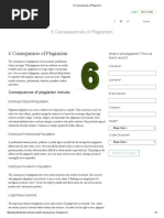 6 Consequences of Plagiarism