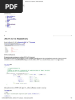 JSON en Yii Framework