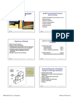 Seismic Design of Masonry Structures