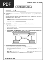 I BIM - 4to. Año - GEOG - Guía 1 - Teoría Geográfica