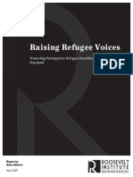 Raising Refugee Voices: Promoting Participatory Refugee Resettlement Evaluation in Maryland 