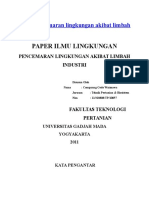 Paper Pencemaran Lingkungan Akibat Limbah Industri