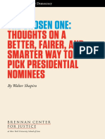 The Chosen One: Thoughts On A Better, Fairer, and Smarter Way To Pick Presidential Nominees