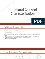 Wideband Channel Characterization: Spring 2017 Ele 492 - Fundamentals of Wireless Communications