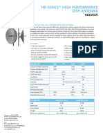 HD Series™ High Performance Dish Antenna: Hdda5W