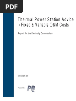 PB Thermal Station Costs