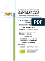 Informe 01 Laboratorio de Física IV UNMSM