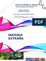 Materia Extraña