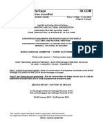 Rapport de La Mission Conjointe de Suivi Reactif Centre Du Patrimoine Mondial - Icomos Site Archeologique de Carthage (Tunisie)