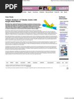Fatigue Analysis of Tubular Joints With Single-Sided Welds