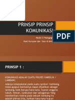 Prinsip Prinsip Komunikasi