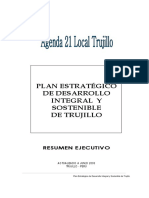 AGENDA 21 (Plan Estrategico de Desarrollo Integral y Sostenible de Trujillo)