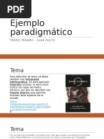 Ejemplo Paradigmático de Pedro Páramo