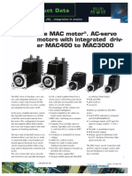 JVL The MAC Motor AC-Servo Motors With Integrated Driver MAC400 To MAC3000