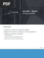 Scaling MariaDB With Docker - Webinar