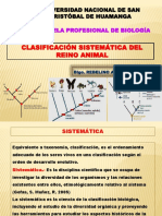 Clasificación Sistemática Del Reino Animal