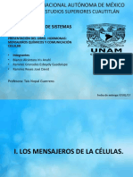 Mensajeros Químicos y Comunicación Celular