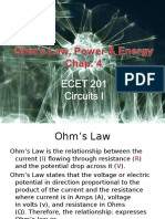 Chap4 Ohms Law Power Energy