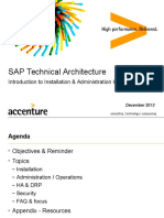 SAP TechArch - Introduction To SAP HANA 1 0 - Dec 2013 v2