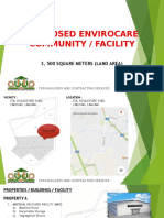 Proposed Envirocare Community / Facility: 3, 500 Square Meters (Land Area)