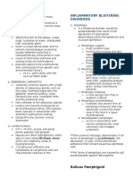 Chronic Inflammatory Dermatoses Inflammatory Blistering Disorders