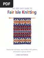 Very Easy Guide To Fair Isle Knitting Sample Pages