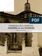 Tarazona de La Mancha Memoria de Una Dignidad