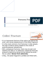 Forearm Fractures: Abdullah Matar