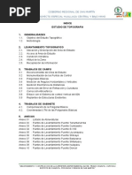 1.0 Indice Estudio de Topografia