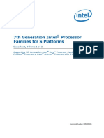 Intel 7th Gen Core Family Desktop S Processor Lines Datasheet Vol 1